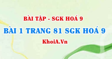 Bài 1 trang 81 SGK Hoá 9: Tính chất vật lí, tính chất hoá học của Clo, điều chế và ứng dụng của Clo